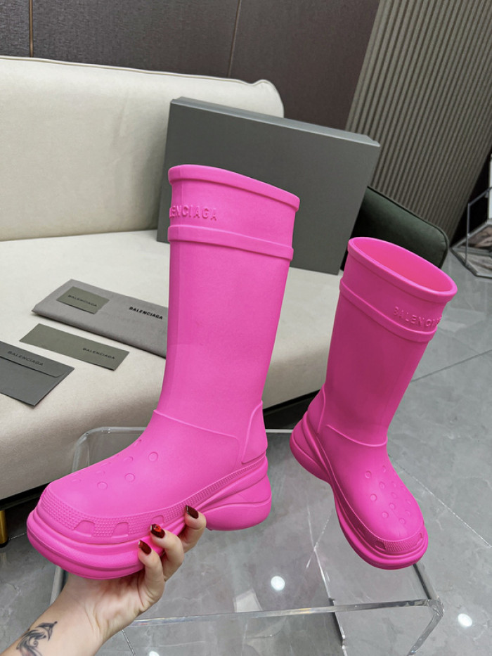 balenciaga x Cr*0*s chunky rubber boots