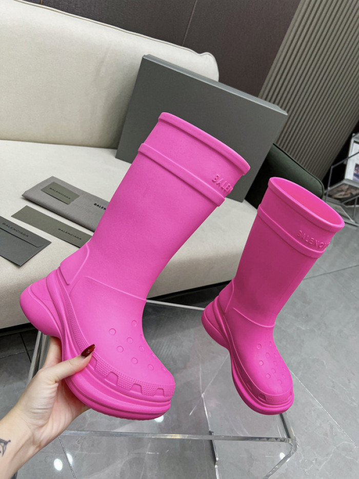 balenciaga x Cr*0*s chunky rubber boots