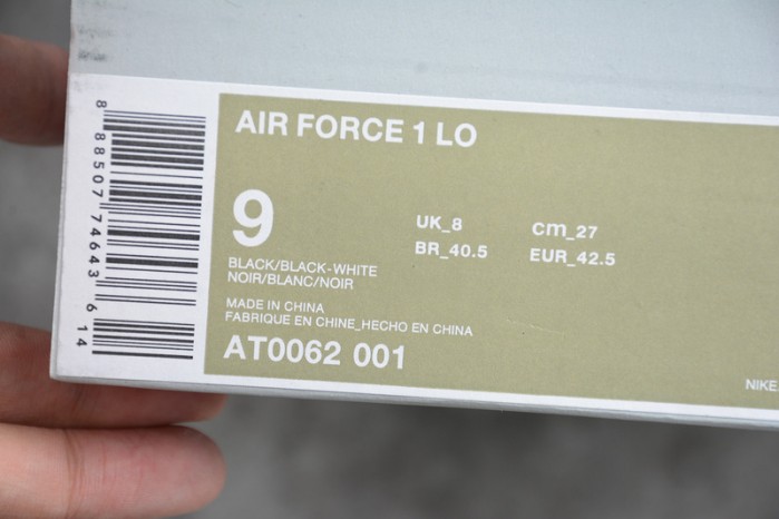 Nike Wmns Air Force 1 Lo | Black | Sneakers | AT0062-001