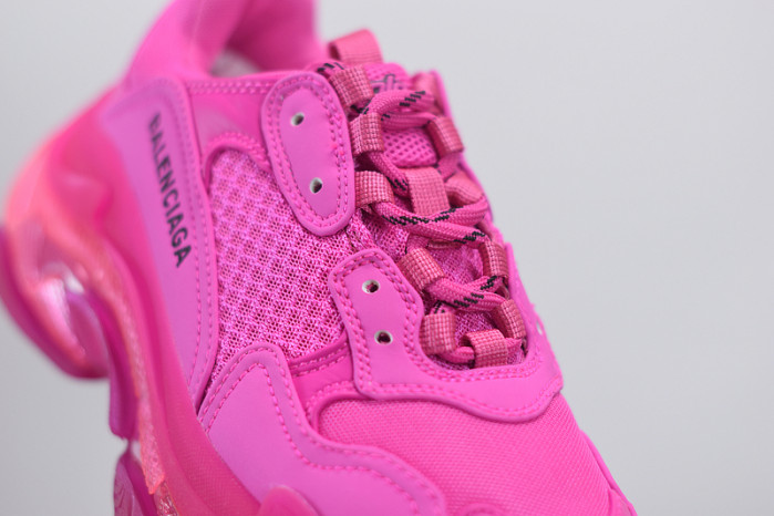 BL TRIPLE S TRAINERS CLEAR SOLE BLUE ADN RED 541624 W09O1 2132